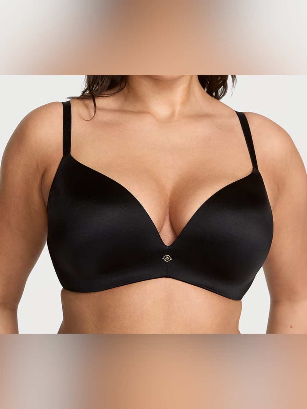 Victoria's Secret Black So Obsessed Smooth Wireless Push-Up Bra Size 40D
